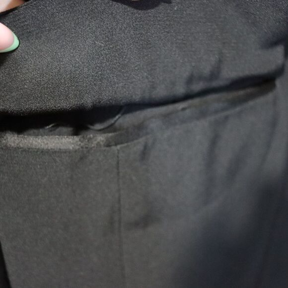 Olsen Europe Black Blazer Large Bow Detail Classic Career Jacket Viscose - Picture 7 of 10